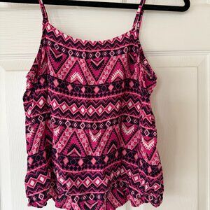 Black and Pink Tank Top